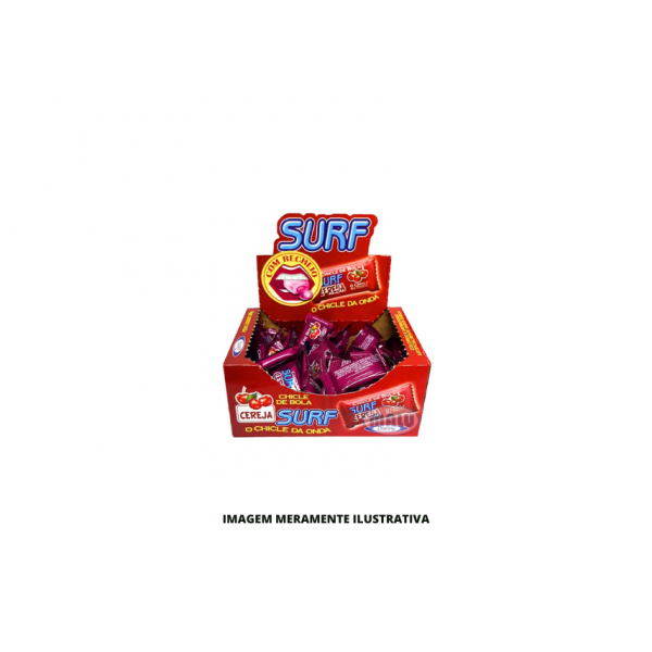 CHICLETE - SURF - 50UN RECH CEREJA